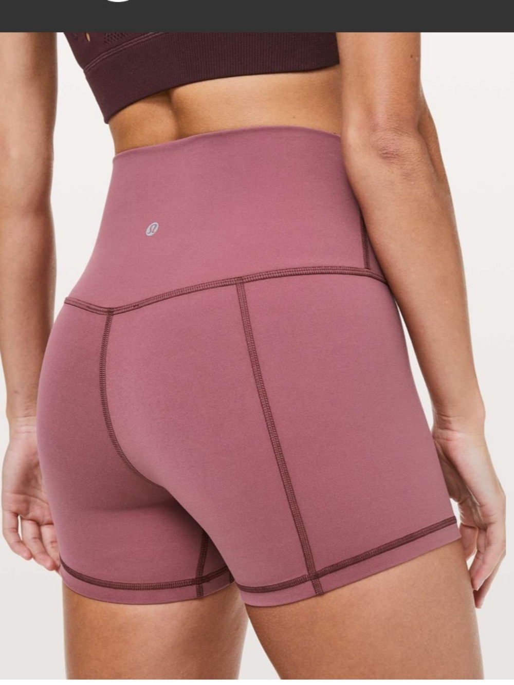 lululemon athletica Align High-Rise 4" Shorts - Misty Merlot